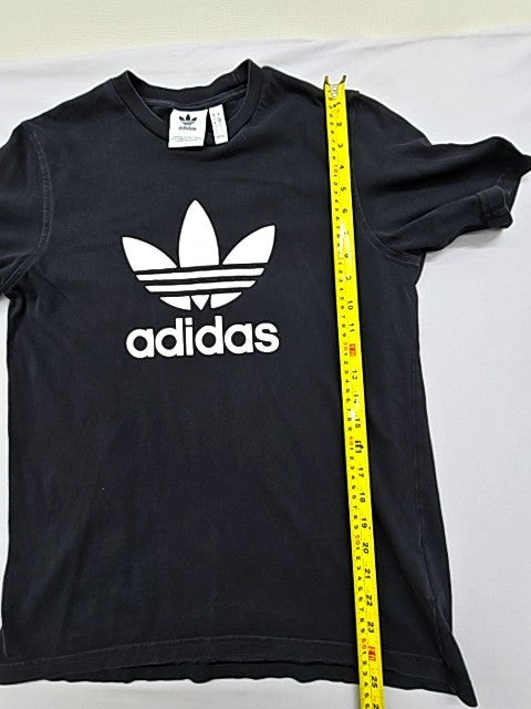 Adidas Men's Black Trefoil Logo T-Shirt Size S Short Sleeve