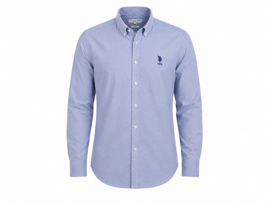 U.S. Polo Assn Men Blue Polo Shirt product image 2