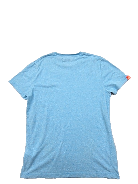 Superdry Men's Light Blue Embroidered Logo T-Shirt XL Slim Fit