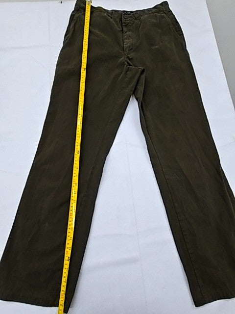 Tommy Hilfiger Men's Fatigue Green Chino Pants 32W/34L Cotton