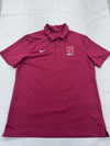 Nike Dri-FIT Wolfpack Maroon Polo Shirt L Short Sleeve