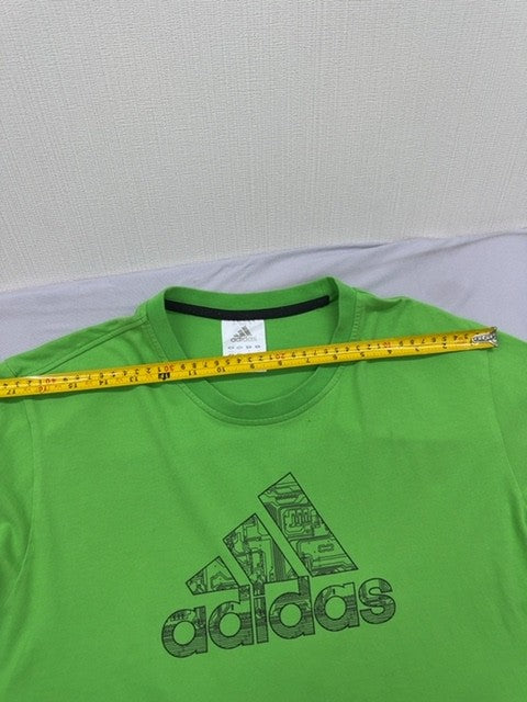 Adidas Men's Green Short Sleeve T-Shirt Size L Crew Neck
