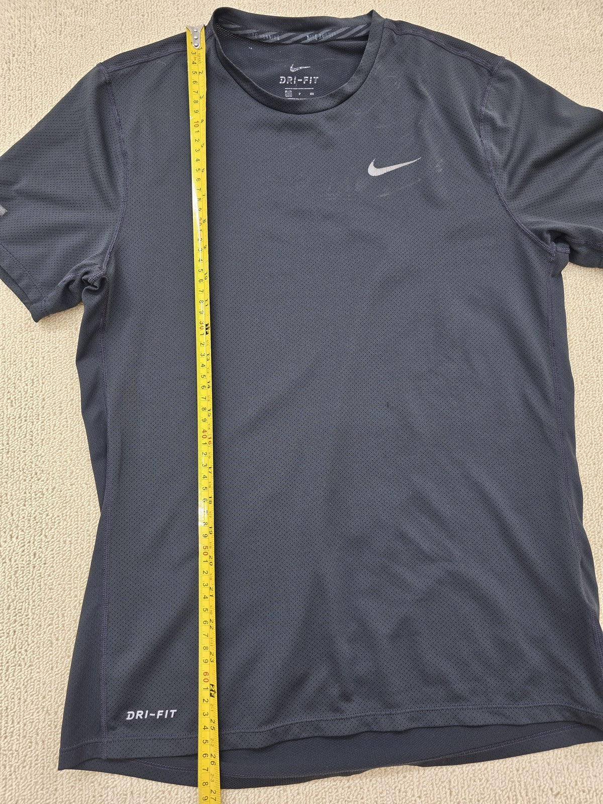 Women's Nike Dri-FIT Black Short Sleeve T-Shirt Size S Crew Neck