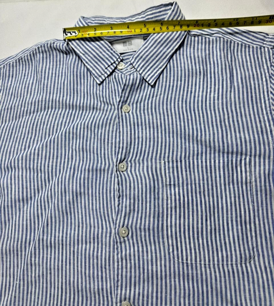 New Uniqlo 100% Linen Blouse - Size L