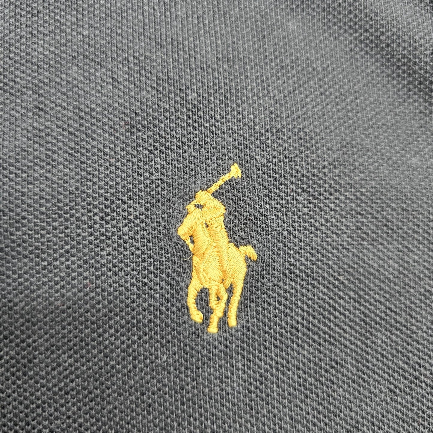 Polo Ralph Lauren Men's Black Short Sleeve Polo Shirt Size S Custom Slim