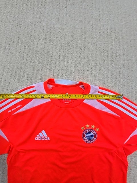 Adidas Bayern Munich Soccer Jersey Red Men's Size M