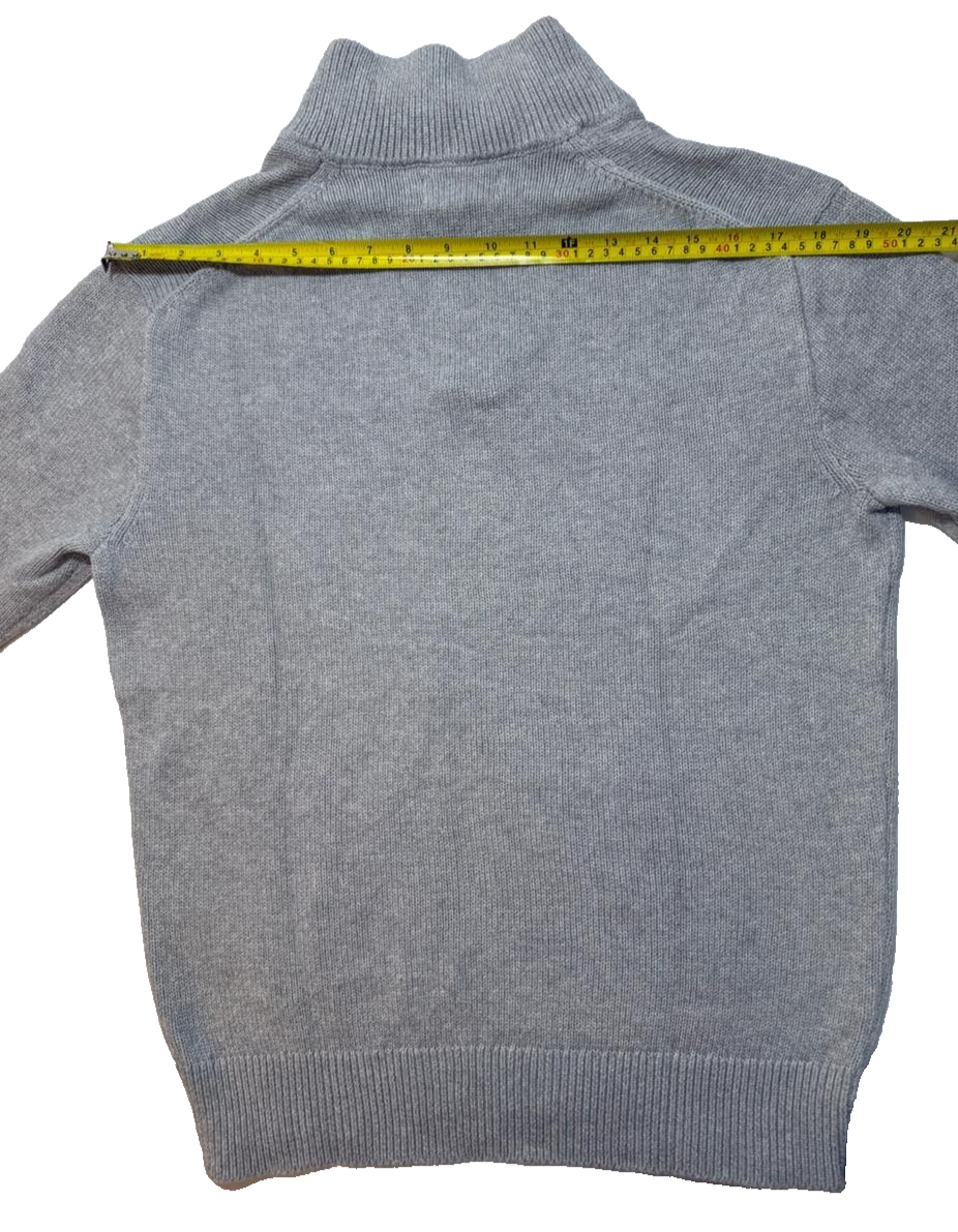Polo Ralph Lauren Grey Knit Shawl Collar Sweater Men's M