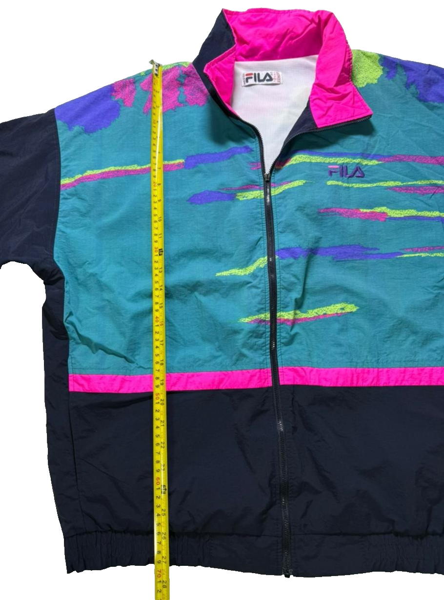 Rare Vintage Fila Ski Jersey Jacket, Oversized Silhouette - Size 3Xl