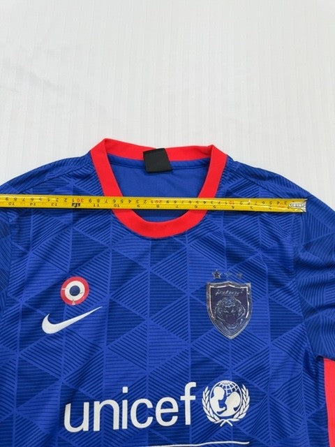 Nike Men's Blue Dri-FIT Soccer Jersey L