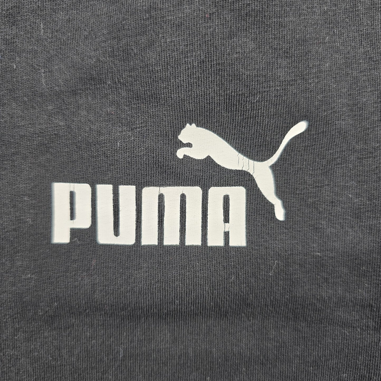 Puma Men's Black Crew Neck Short Sleeve Tee XS Regular Fit