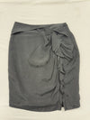 Ikks Unisex Gray Skirt – Size 34, Floral