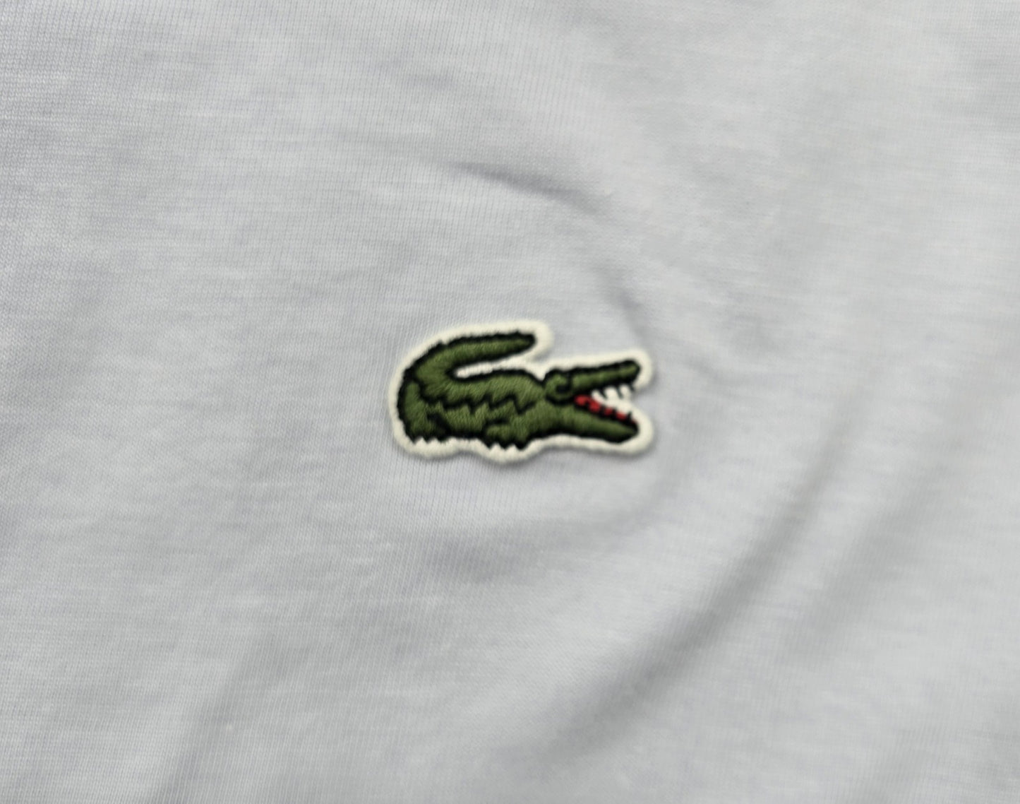 Lacoste Men's Grey Chine Crew Neck T-Shirt Size M Pima Cotton TH6709