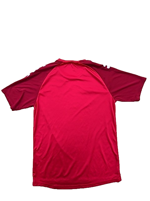 Kappa Men's Red T-Shirt – Size XL, Logo, Colorblock