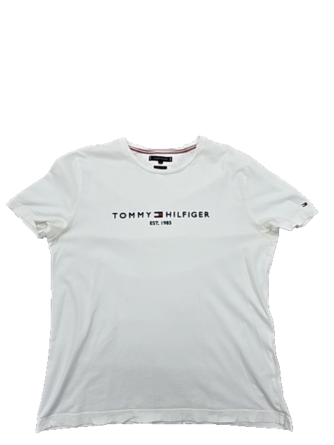 Tommy Hilfiger Men White T-Shirt size XL product image 2