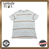 Adidas Originals Men's White T-Shirt – Size XL, Relaxed Fit, Striped