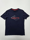 Umbro Boys Navy Graphic T-Shirt Kids S Crew Neck Cotton Regular