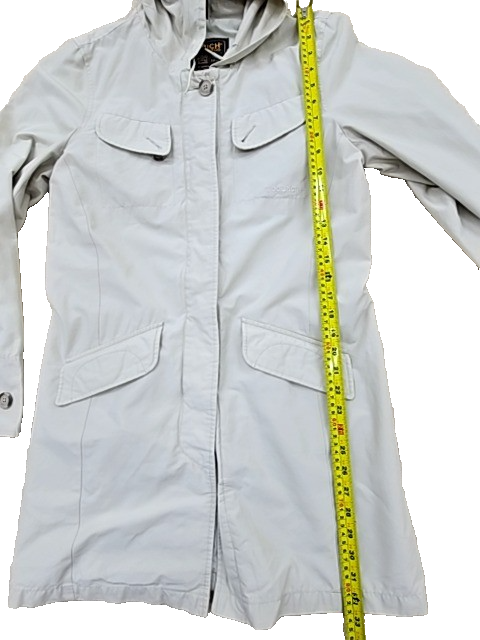 Woolrich John Rich & Bros Women's Gray Hooded Coat Size S