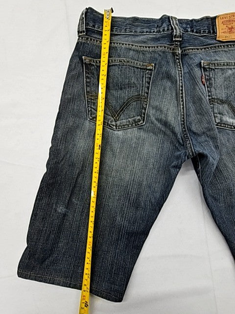 Levi's 514 Straight Fit 34x32 Stretch Medium Wash Jeans