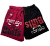 Chicago Bulls Shorts Men's Multicolor Shorts – Size S, Logo