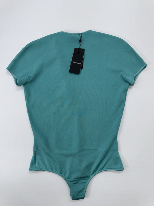Giorgio Armani Women’s Teal Henley Bodysuit EU 46