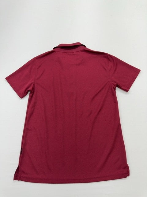 Nike Boys Maroon AeroSwift Quick Dry Polo Shirt Big Kid Size S