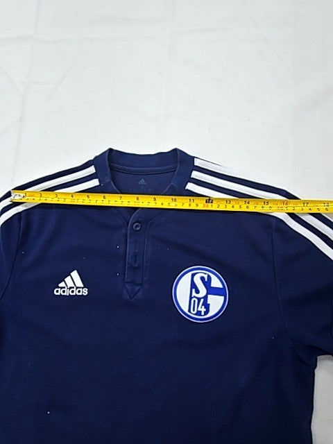 Adidas Men's Navy S Polo Shirt Short Sleeve Recycled Sports Logo