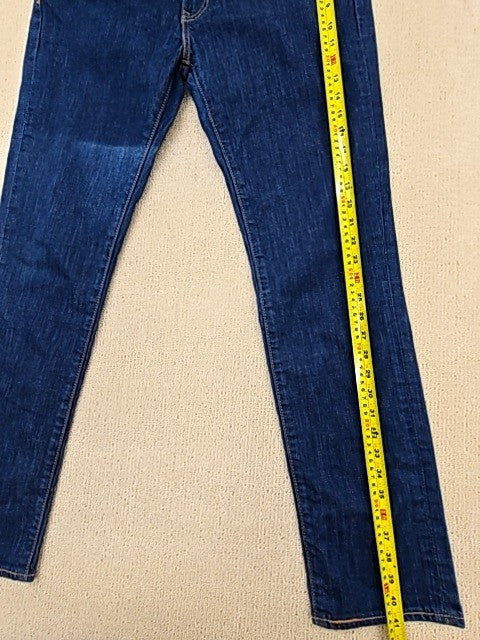 Levi's 511 Men's Slim Fit Dark Wash Jeans 34x32 Stretch