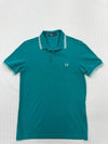 Fred Perry Men's Teal Twin Tipped Polo Shirt Size S