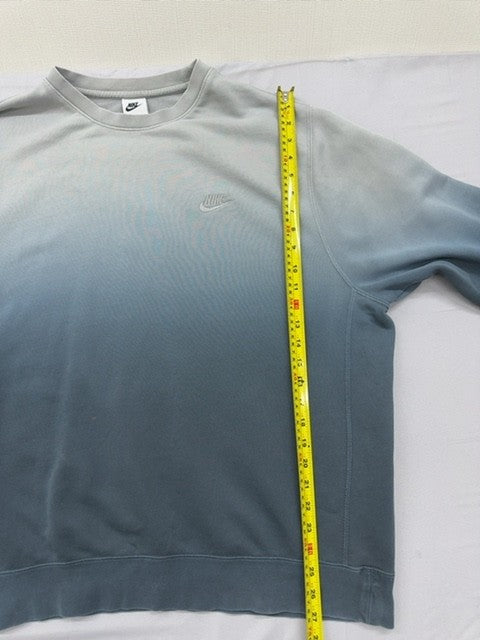 Nike NOCTA Gradient Gray-Navy XL Crewneck Sweatshirt Relaxed