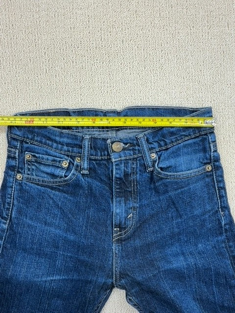 Levi's 513 Slim Straight Men's Jeans 29x34 Zip Fly Denim