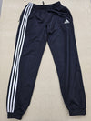 Adidas Men's Black Track Pants – Size XL, Striped