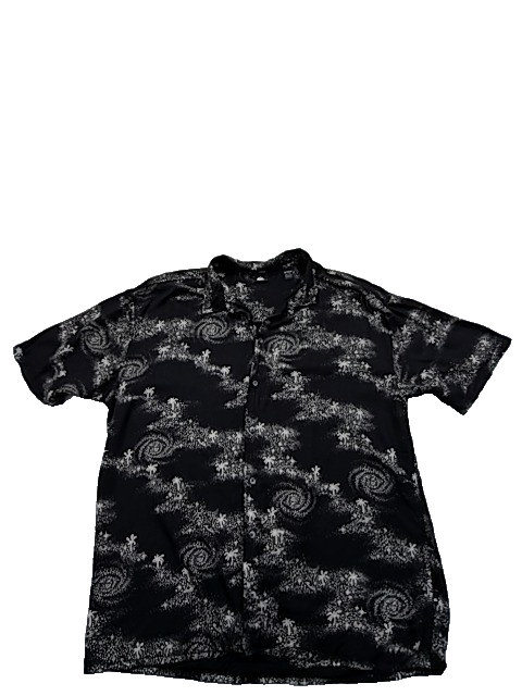Quiksilver Men's Black Spiral T-Shirt Size XL