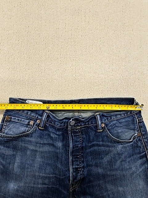 Levi's Men's 501 Straight Medium Blue Jeans 36x30