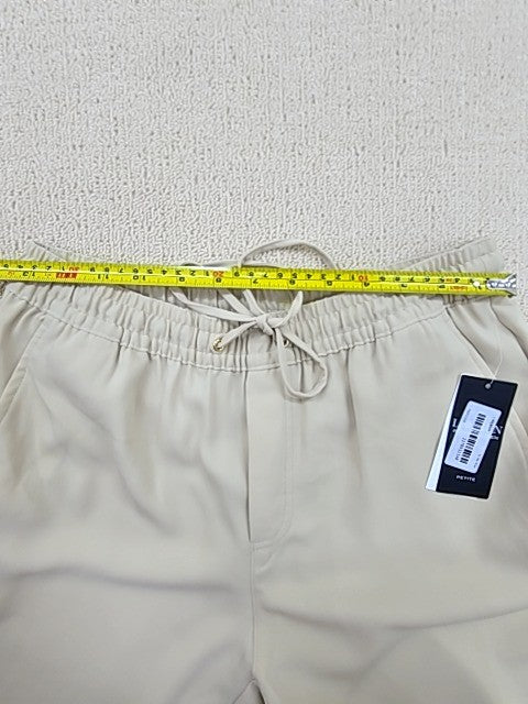 Lauren Ralph Lauren Beige High Rise Tapered Jogger Pants 2P Drawstring