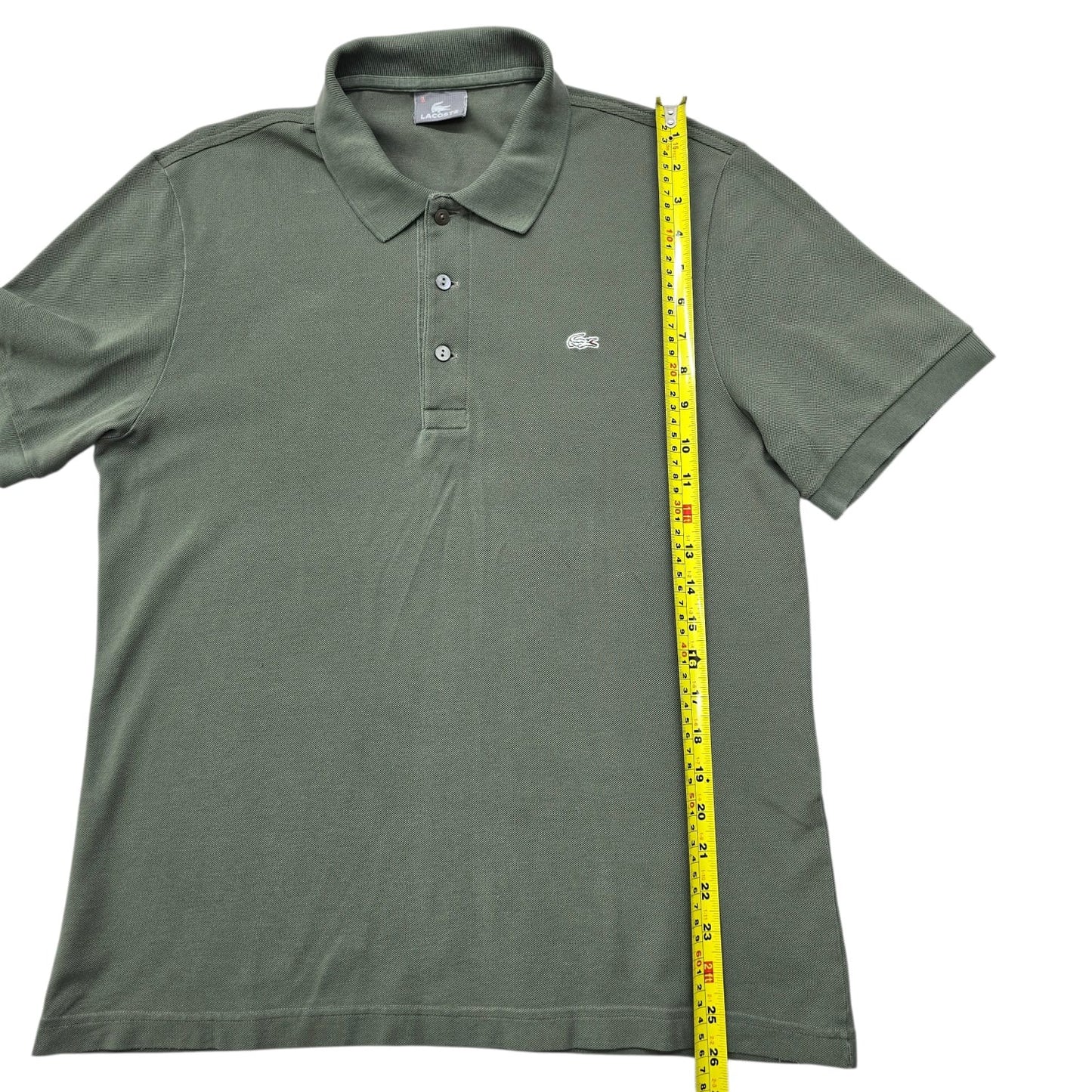 Lacoste Men's Green L.12.12 Polo Shirt Size 6 Regular Fit