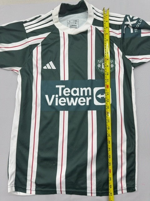 Adidas Manchester United Jersey Green Slim Fit L