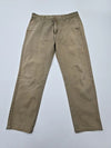 Polo Men's Khaki Regular Fit Button Closure Pants Size 32 Waist 100% Cotton