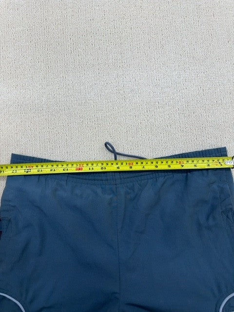 Champion Men's Navy Track Pants Size S Zipper Pockets Tapered USA