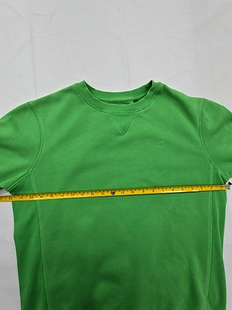 G-Star Raw Men's Green Crewneck Sweatshirt M Regular Fit
