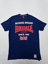 Lonsdale Men's Blue T-Shirt – Size XL, Print Brand Department Type, Graphic