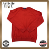 Trussardi Jeans Men's Red Sweater – Size XXL, Pullover, Cotton
