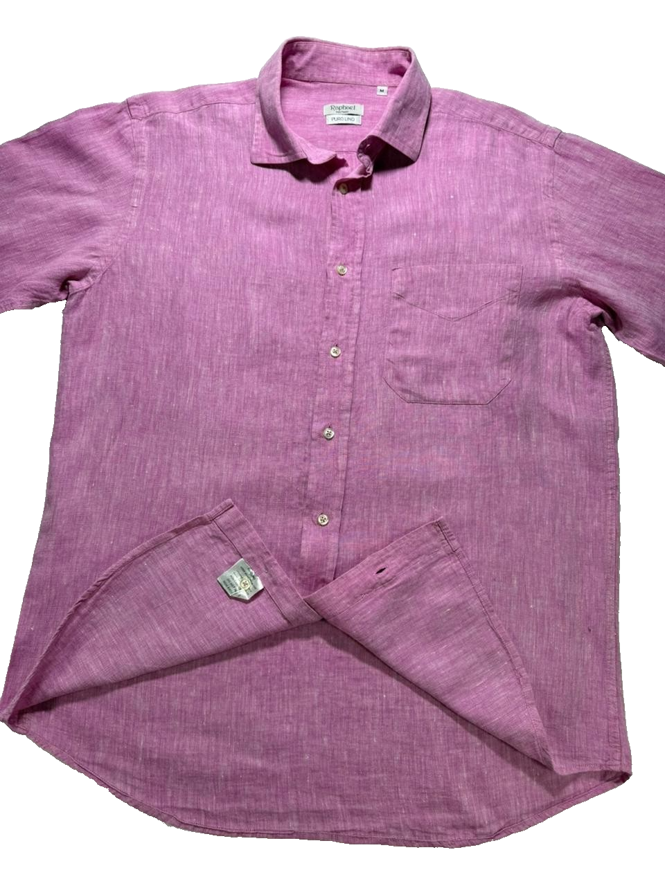 Raphael Positano Linen Button Men's Shirt | Size: M