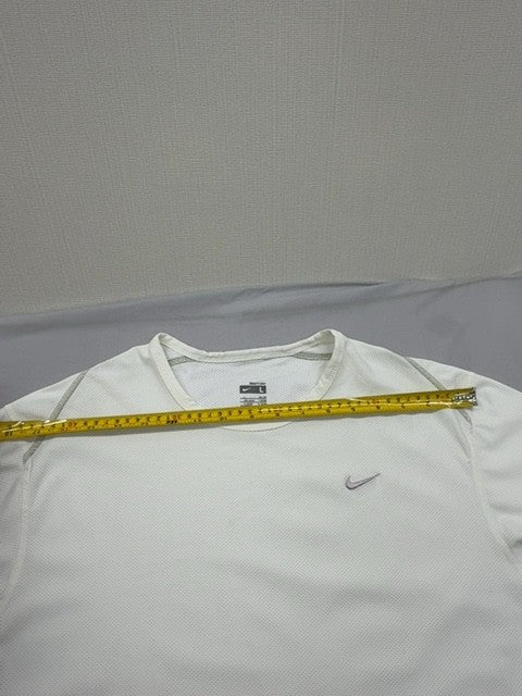 Nike Men's White Dri-FIT Fitness T-Shirt Size L