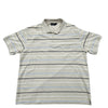 Van Vaan Youth Gray Polo Shirt – Size XXL, Striped, Cotton