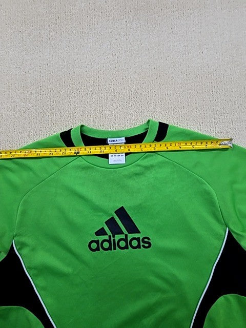 Adidas Men's Green Climacool Jersey L Short Sleeve Crewneck
