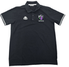 Kappa Men's Black Polo Shirt – Size M, Logo, Embroidered