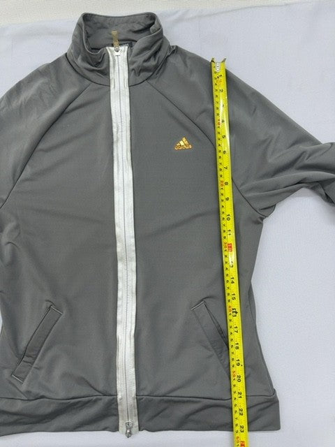 Adidas Women's Grey Clima365 Track Jacket Full Zip Training