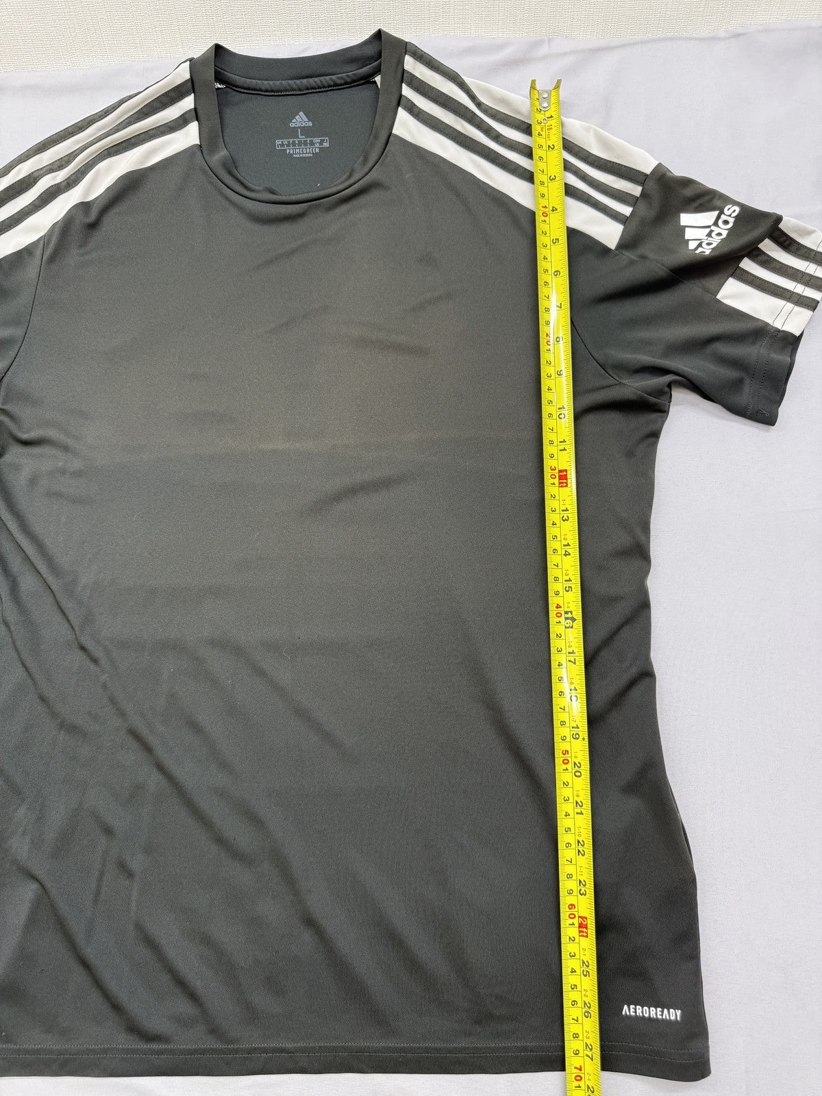 Adidas Primegreen Aeroready Black Athletic T-Shirt Men