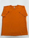 Fruit of the Loom Men's Orange T-Shirt – Size XL, Crew Neck, Cotton