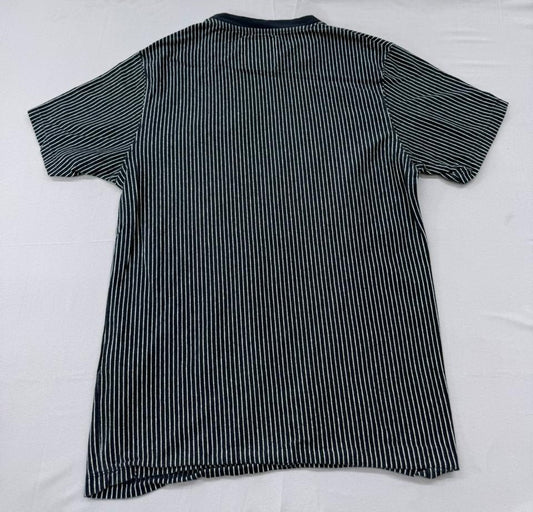 Celio Men's Navy Patriots NFL Striped T-Shirt Size S Cotton